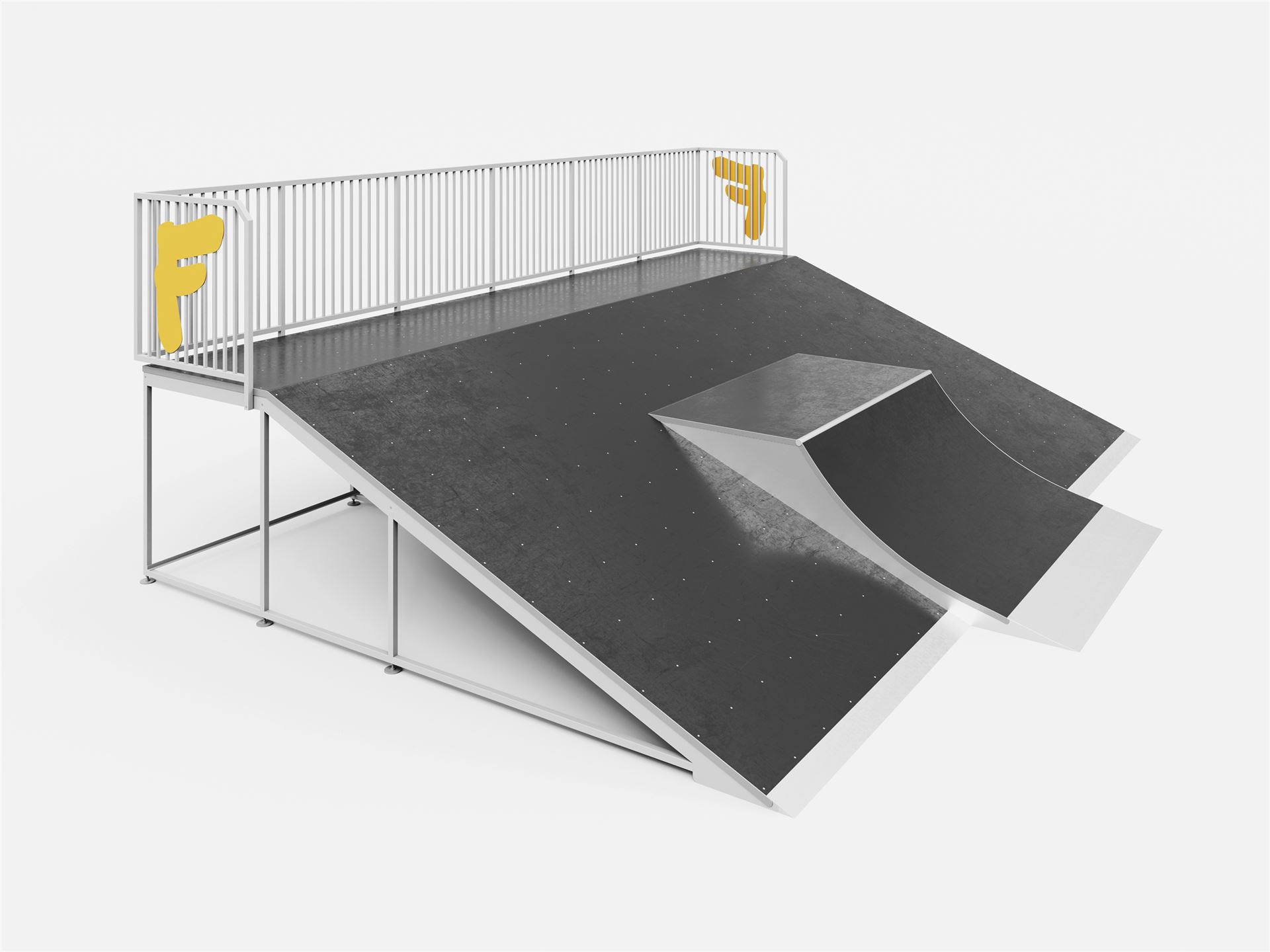FUN SKATE Bank Wedge Ramp fun-skate-bank-wedge-ramp